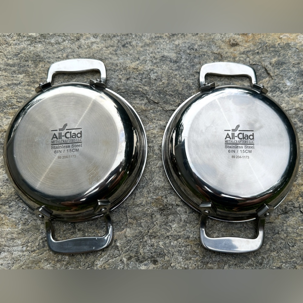 All-Clad 6inch Stainless Steel Pan Set